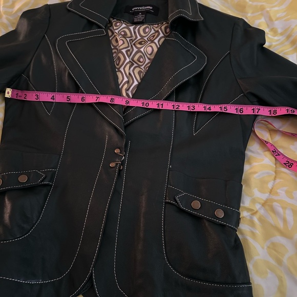 Green Leather Jacket - Picture 14 of 15